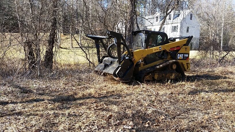 land clearing-mulcher head-lot-real estate