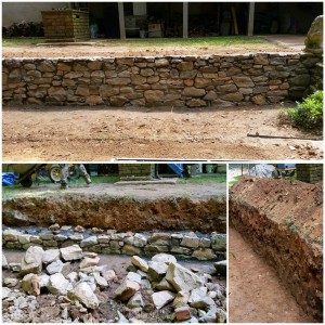 stonewall-retaining wall-stone